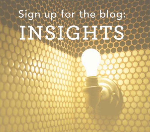 Sign up for Insights blog